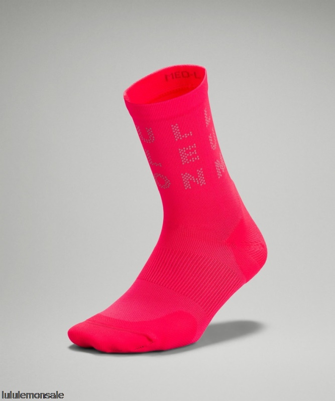 Lululemon Damen DELULU455 | Flare Power Stride Crew Socke Reflektierend